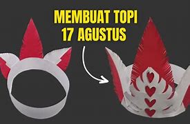 Topi 17 Agustus Merah Putih